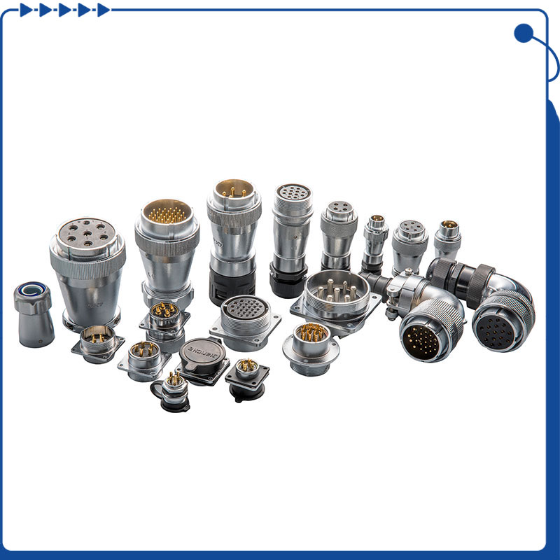 धातु गोल जलरोधी कनेक्टर