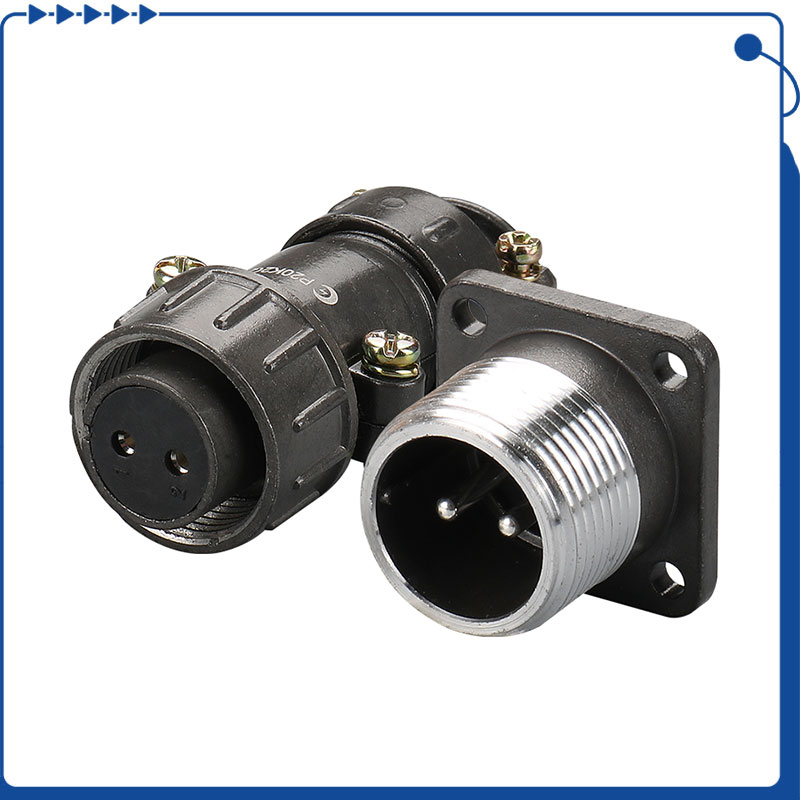 धातु विमानन परिपत्र कनेक्टर सॉकेट और प्लग